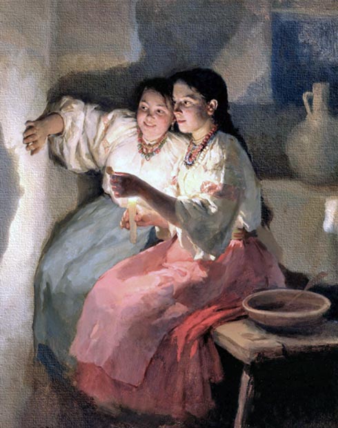 Retrato neoclásico en tela al óleo por Borovikovsky. 