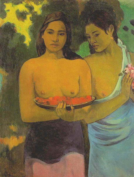 Retrato indígena por Gauguin..
