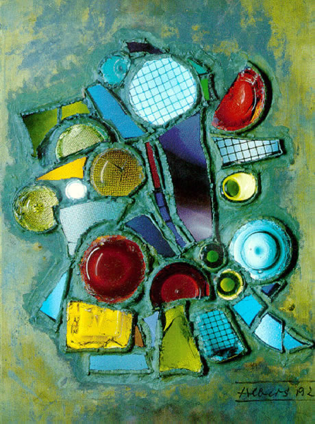Obra estilo abstracto por Albers.
