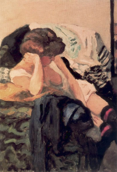 Pintura típica moderna por Bonnard..