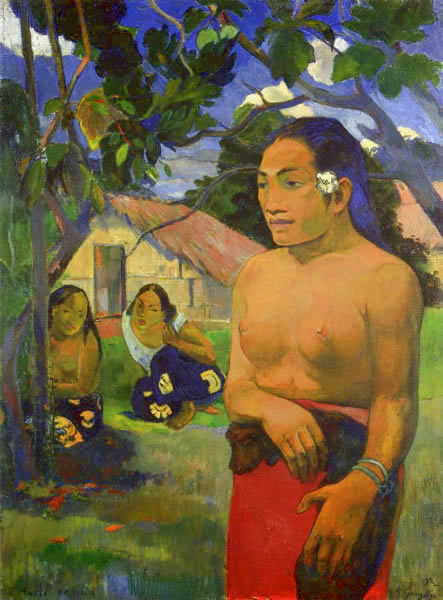 Pintura fauve francesa por Gauguin.