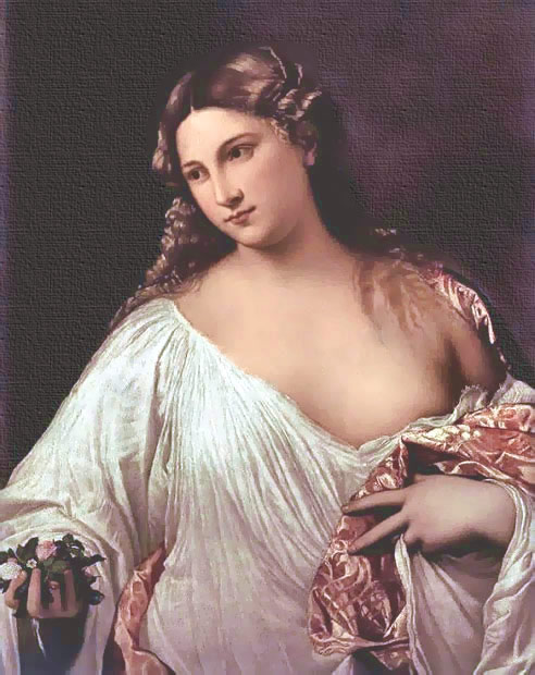 Retrato simbólico por Titian.